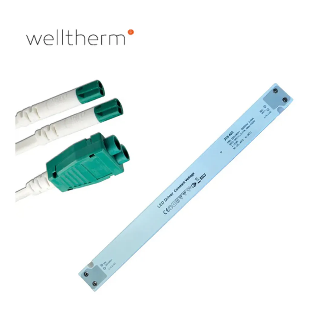 Welltherm voeding voor vaste aansluiting