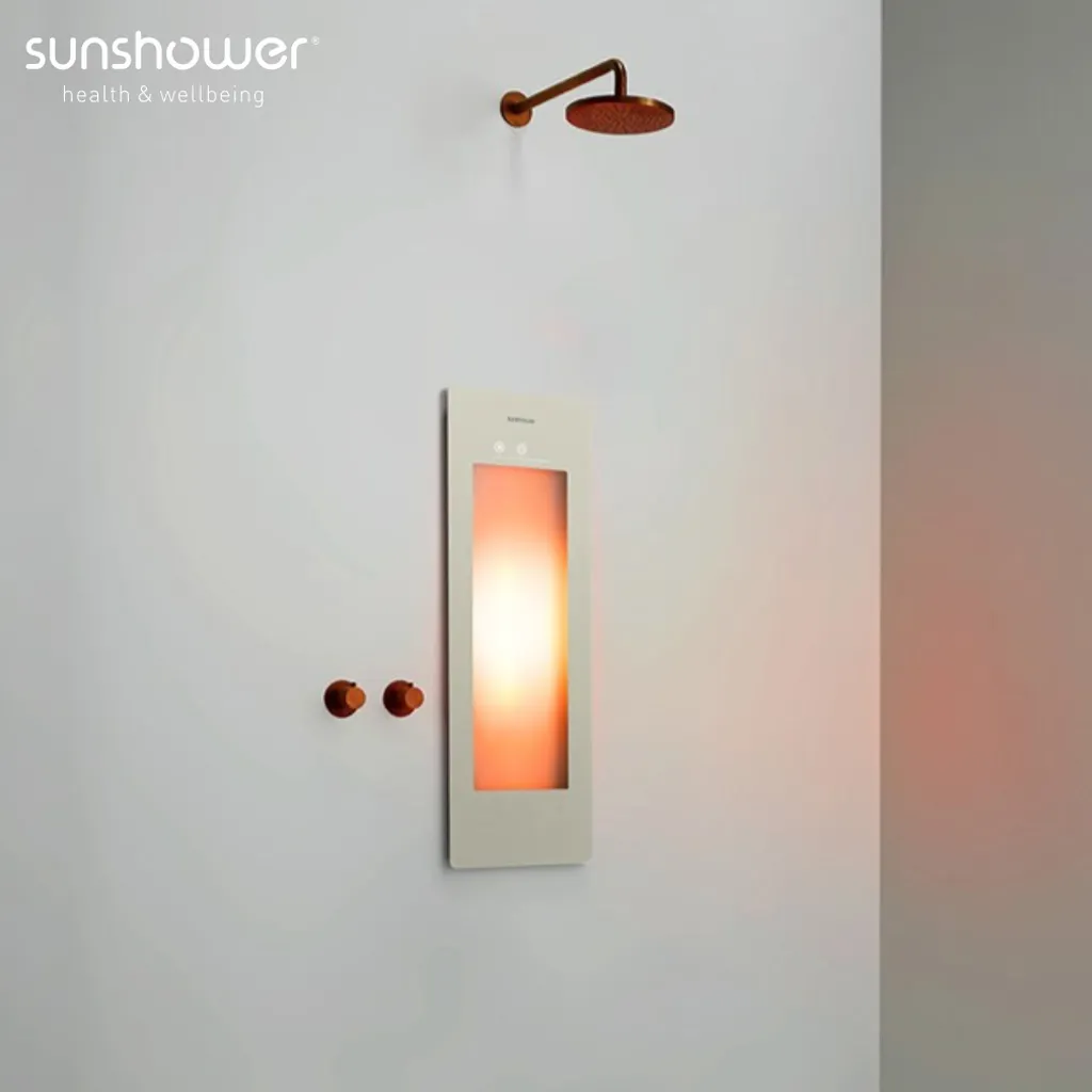 Sunshower ONE S Round coll. zand wit