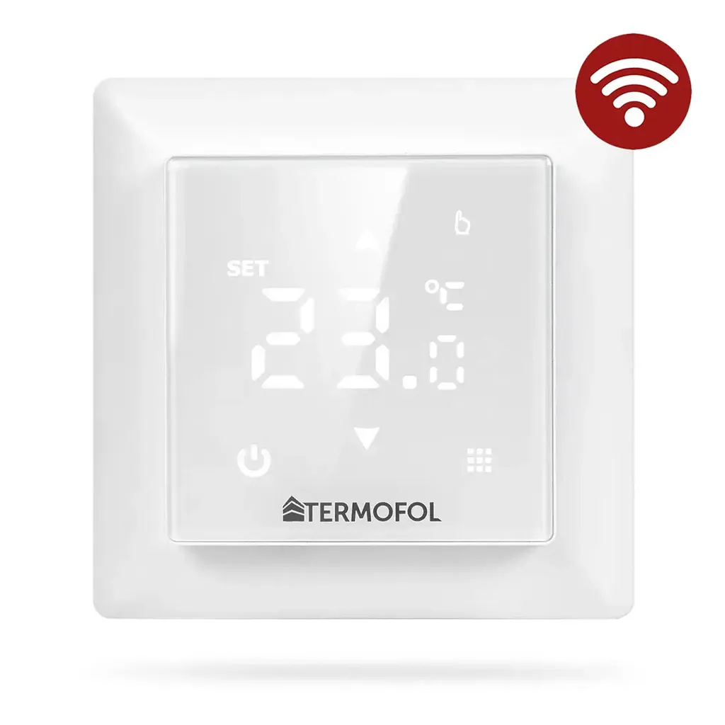 [TF-H6-WIFI-WHITE] Thermostaat H6 WiFi wit touchscreen 16 amp