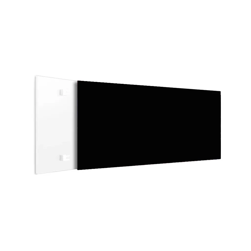 Welltherm zwart satin glas infrarood paneel 930 Watt