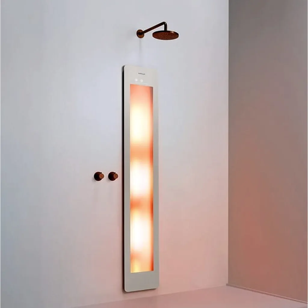 [SUN-ONE-L-SW] Sunshower ONE L Round coll. zand wit